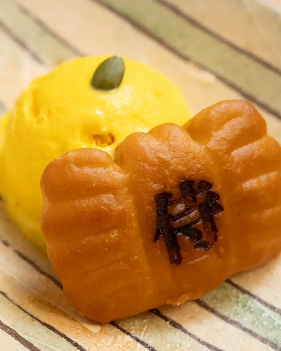 北海道かぼちゃアイス / Hokkaido pumpkin ice cream